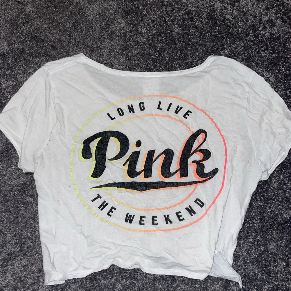 Pink crop top